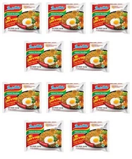 Indomie Mi Goreng Instant Stir Fry Noodles Halal 3 Ounce (Pack of 10)