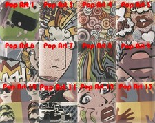 Pop Art Fliesen Wandfliesen 15x15 Dekorfliese im Pop Art Design für die Wand