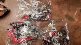 LEGO 9446 Ninjago Destiny's Bounty Partially Built
