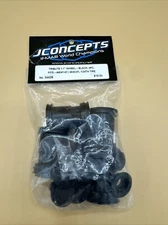 JConcepts 3442B Black Tribute 1.1" Wheel (4 Pc) (fits 4041-01, 4042-01, 1/24th)