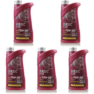 5L Original MANNOL Basic Plus 75W-90 API GL 4+ Öl Getriebeöl MN8108-1
