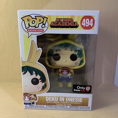 Funko Pop My Hero Academia Deku in Onsie#494 GameStop Exclusive Vinyl  Figure New