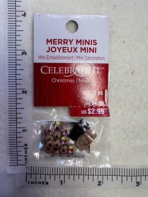 Tray with Cookies Celebrate IT Tiny Treasures Christmas Mini Decor Miniature