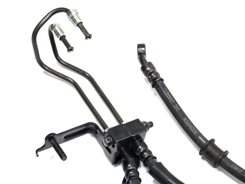 21 22 23 YAMAHA MT09 MT-09 OEM ABS front brake line pipes set - Picture 5 of 5
