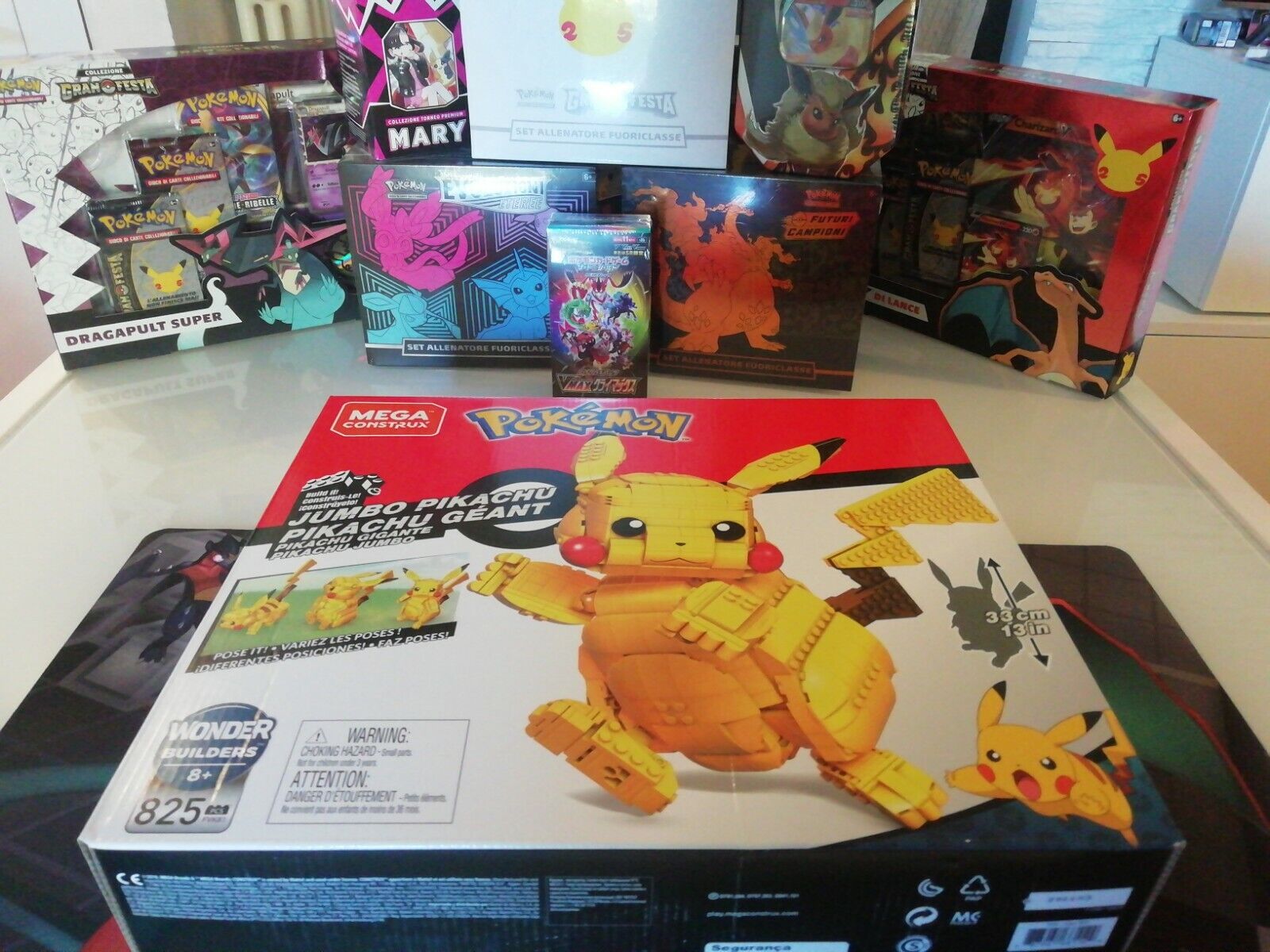 Set Construccion Mega Contrux Pikachu Pokemon 825 pcs