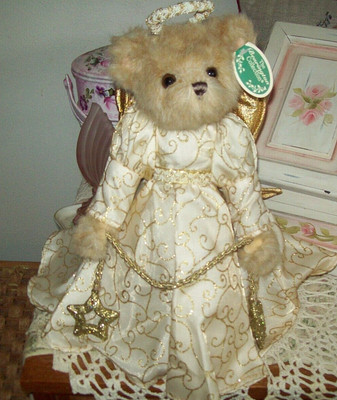 *TRINITY TREE TOPPER* Bearington 14'' Christmas Angel Bear New 2006 #1742 w/TAGS