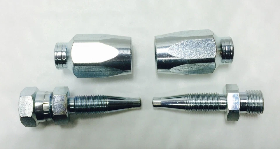 PRESSURE WASHER JET WASH 1 WIRE REUSABLE REPAIR KIT 3/8 R1AT & 1SN HOSE JOINER