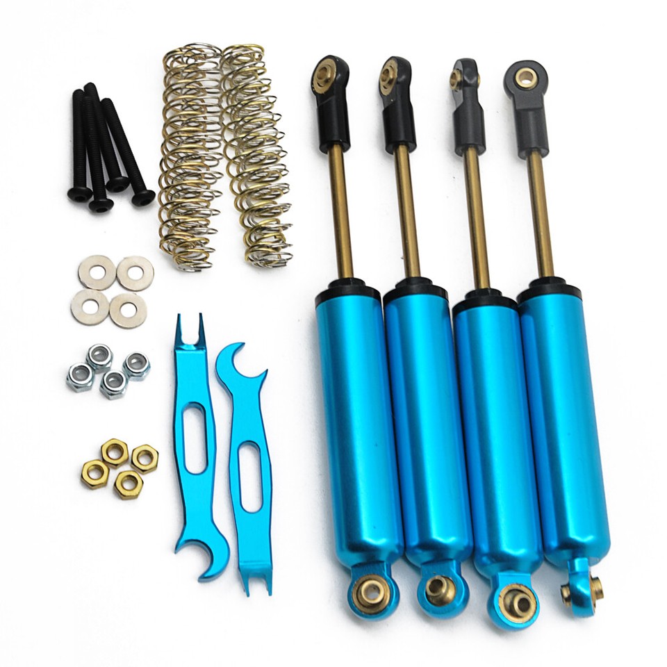 Amortisseurs Pour Voiture RC 1/10 (90-120mm) - Compatible Axial SCX10, TRX4, D90 - Métalliques