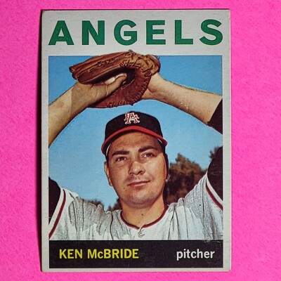 受付番号405出品 1964 Topps Baseball #405 Ken McBride - Angels - Ex-Mt Vintage Card
