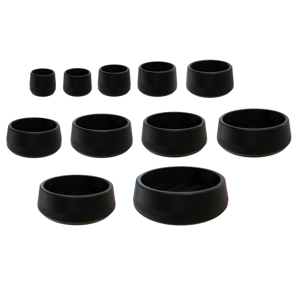 Gummi Standfuss Standfüsse Rohr Möbel Rohrkappe Gummifuss Möbelfüsse Endkappe - Bild 4 von 4