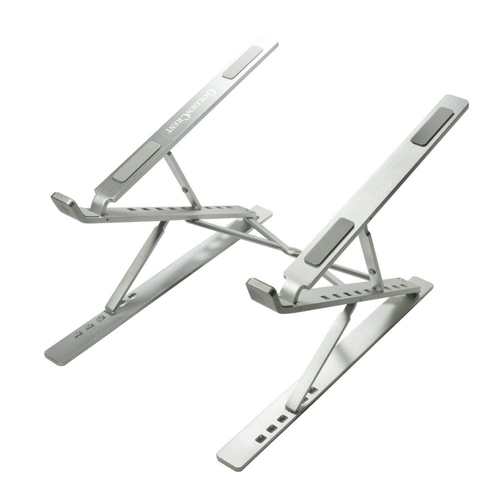 Aluminum Slim Foldable Adjustable Ergonomic Laptop Stand for Desk
