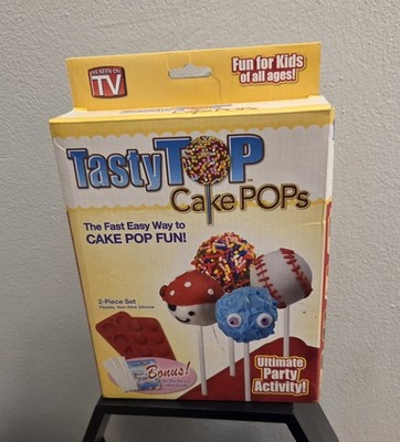 New Tasty Top Cake Pops As Seen On TV Silicone Baking Mold Kit -Brand New In box