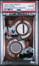 2025 TOPPS TRIBUTE DUAL-PLAYER DUAL RELICS AARON JUDGE DEREK JETER 22/25 PSA 8