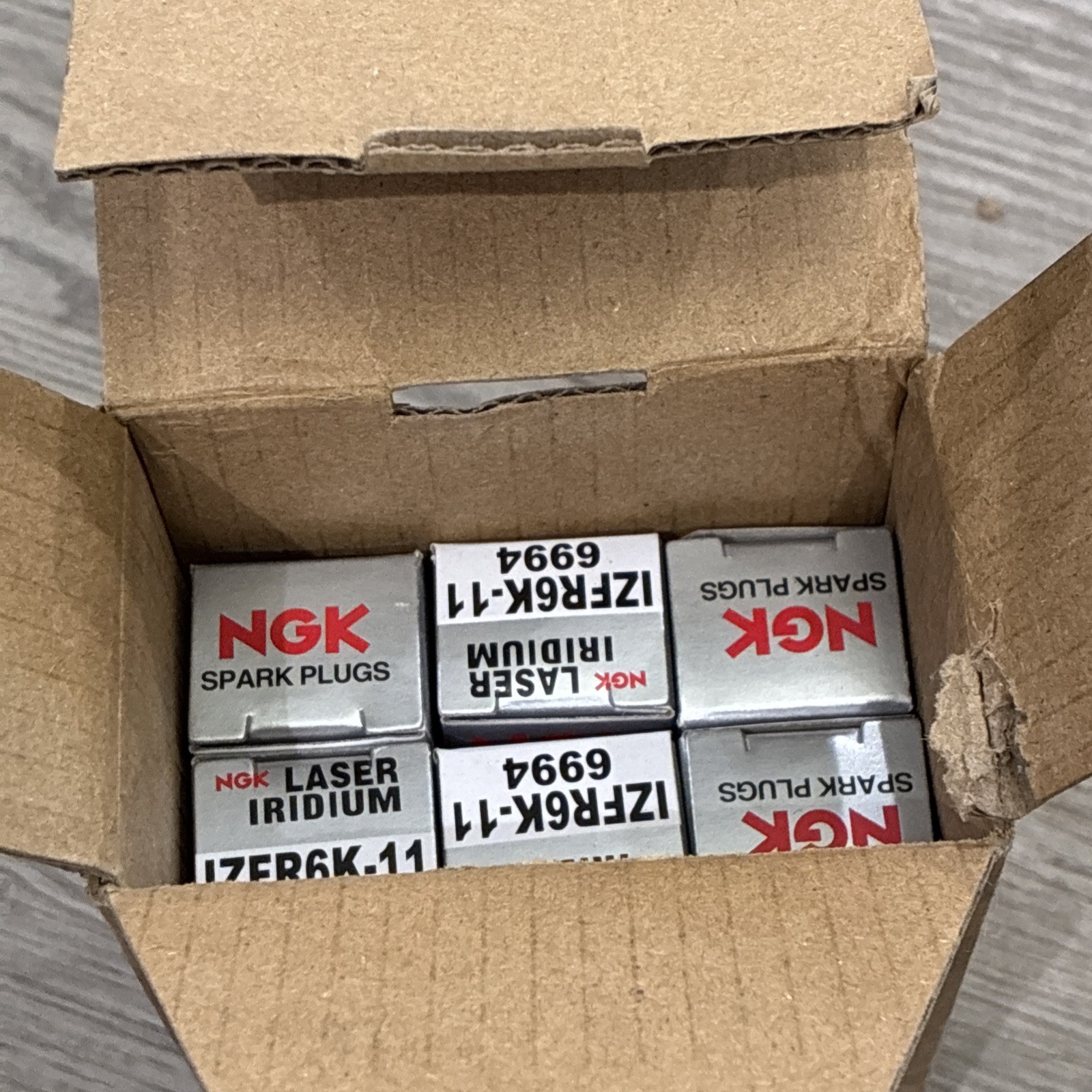6 Pack NGK 6994 Spark Plugs Laser Iridium IZFR6K11 For Acura Honda  New
