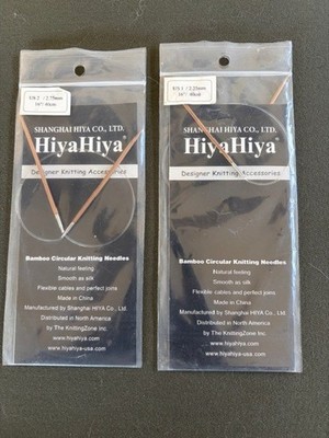 HiyaHiya Bamboo Circular Knitting Needles - pick size