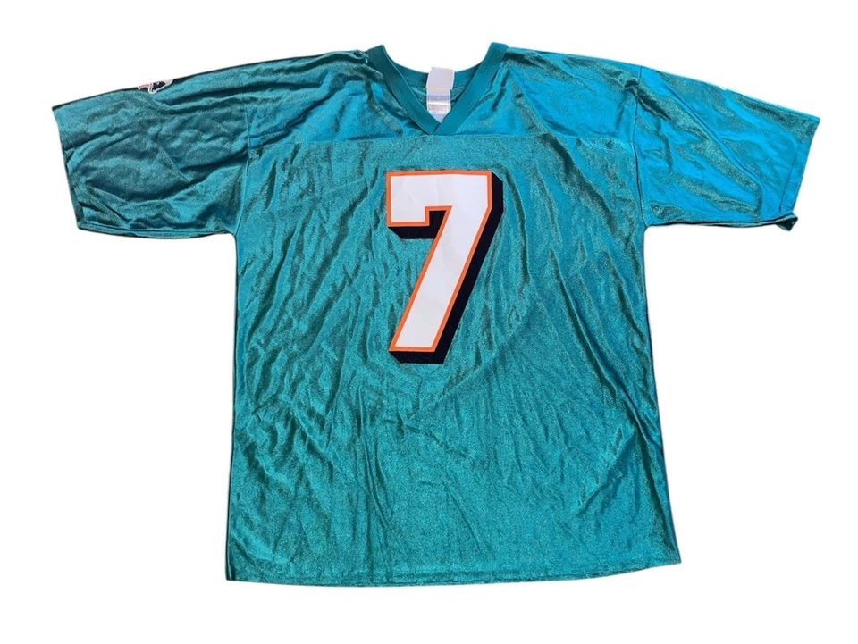 Nueva con etiquetas Camiseta Chad Henne #7 Firmada Verde Para Hombre L MIAMI DOLPHINS Ropa del Equipo NFL Foto 2 de 4