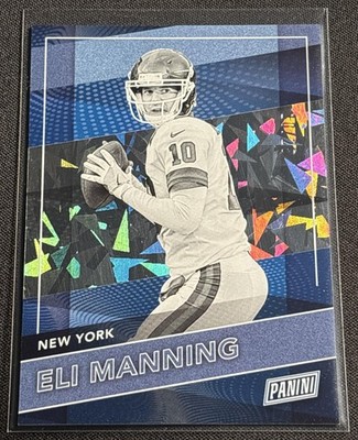 ELI MANNING 2026 PANINI NATIONAL NSCC #50 SILVER PACK CRACKED ICE 10/25 JERSEY #