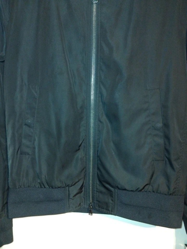 Neil Barrett Nylon Leather Bomber Jacket Medium - Image 2 of 4