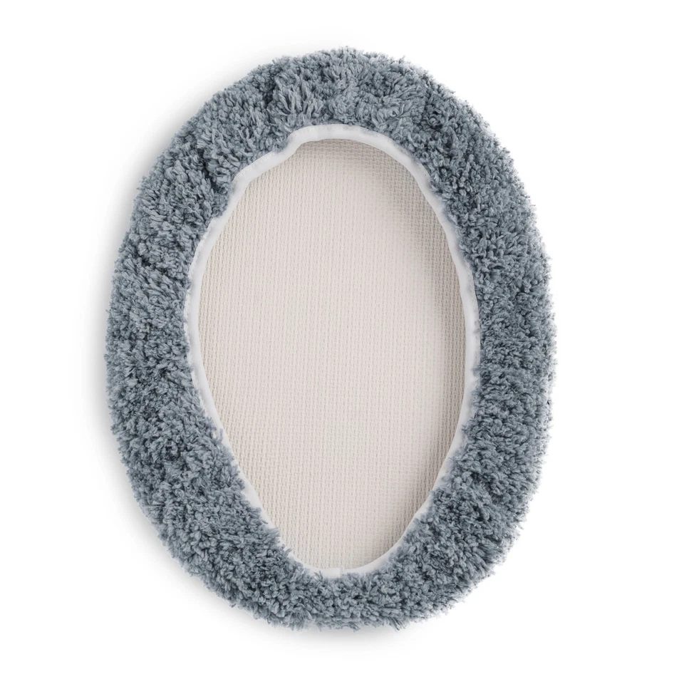 Крышка унитаза Mainstays базовая полиэстер, серая, 19 x 22 дюйма - Изображение 3 из 4