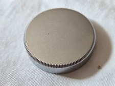 Original Leitz Leica Chrome Metal Rear Lens Cap L39 for Leica Screw Mount Lens