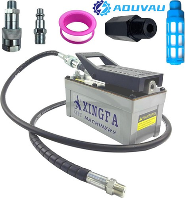 #ad Air Hydraulic Foot Pump 10000 PSI 1.7L with 6.6ft Pipe Auto Body Shop Gray $161.49