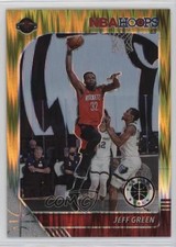 2019-20 Panini NBA Hoops Premium Stock Gold Flash Prizm 9/10 Jeff Green #198 3c7
