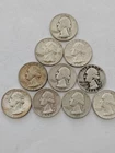 10 Washington Quarters - Silver
