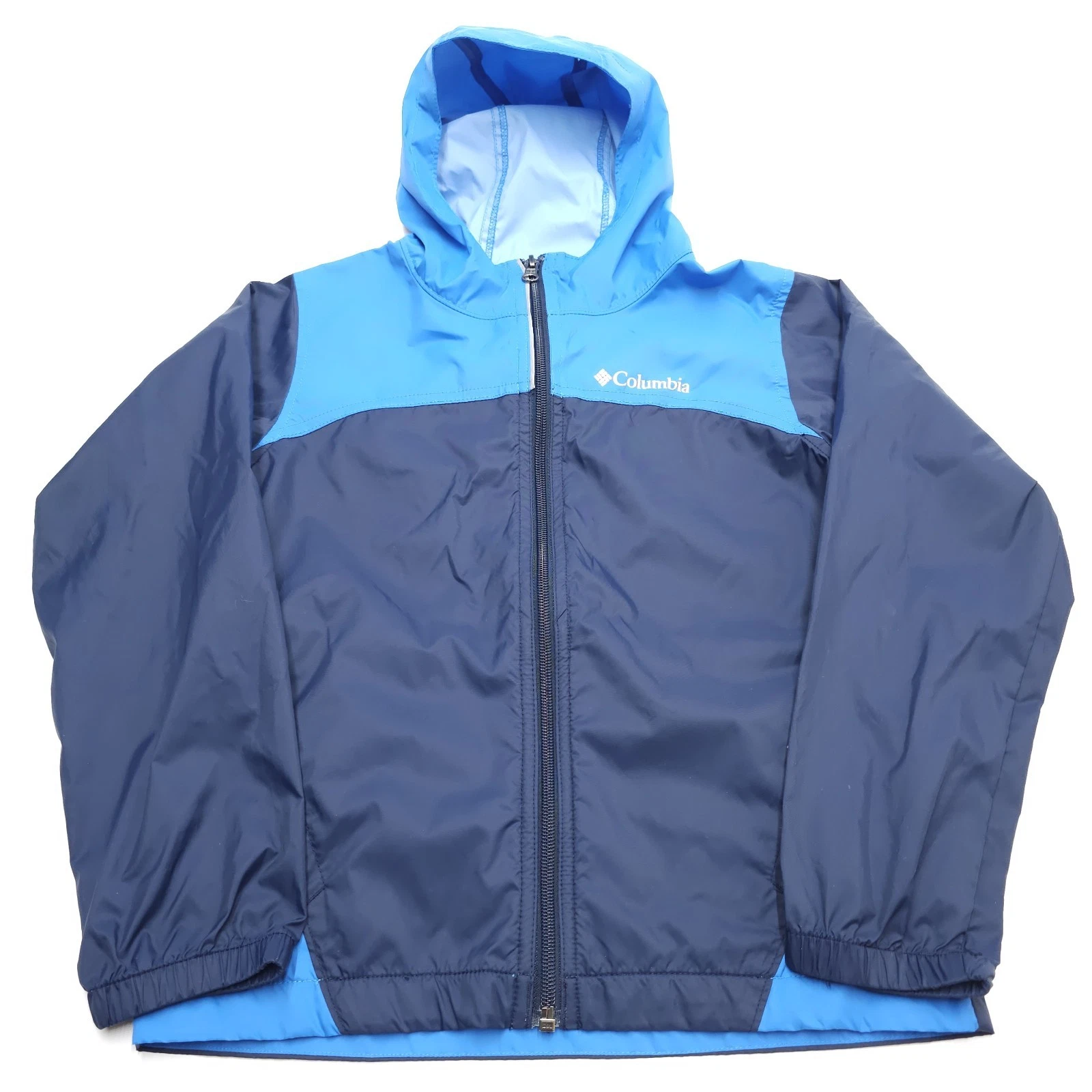 Columbia Jacket Boys Small Size 8 Blue Full Zip Hooded Windbreaker Nylon
Opens in a new window or ta