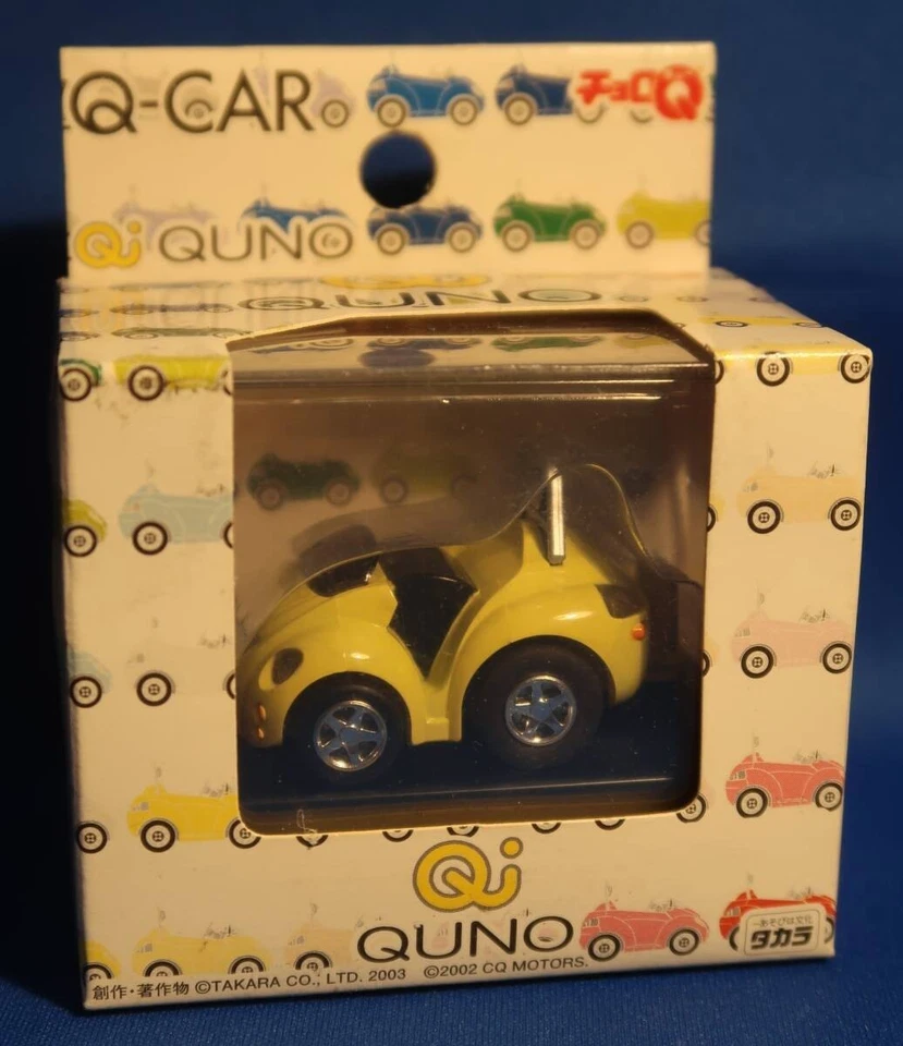 Takara Choro Q CQ Motors Q-Car Qi QUNO 2-piece set Yellow / Red - Image 2 of 4