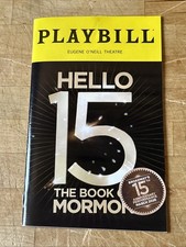 BOOK OF MORMON Special 15TH ANNIVERSARY Broadway 2026 Playbill w STICKER Seal!