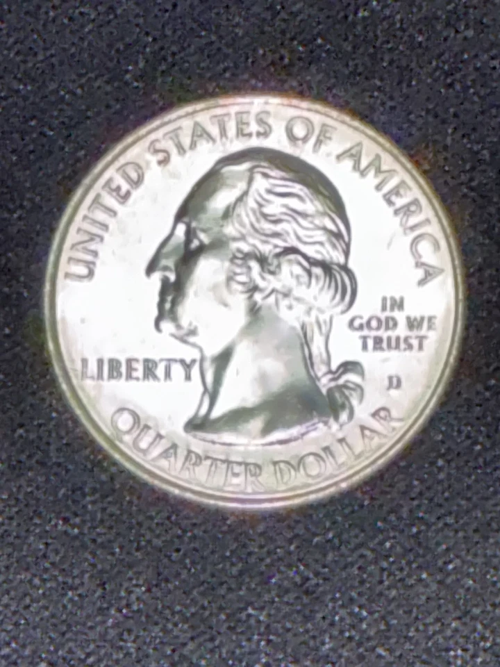 Tallgrass Prairie 2020d America The Beautiful Colorized Washington Quarter  - Image 3 of 4