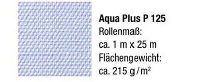 Herbotex Aqua Plus Glasfasergewebe Tapete 25m 215g/m² P125 vorgrundiert