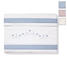 Ensemble De Couffin Poussette Brodé À La Main Elite En Coton 3 Pièces 6536