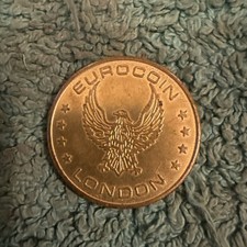 2 Eurocoins London Tokens