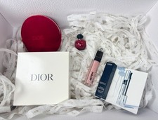 Christian Dior mini bag  mini Perfume,full size lipstick  mascara in gift box