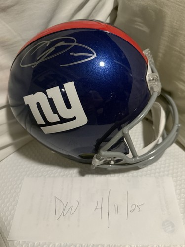 Odell Beckham Jr. Autographed Giants Full Sized Replica Helmet (Beckett COA)