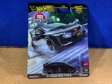 M13-22 HOT WHEELS PREMIUM -  07 HONDA CIVIC TYPE R /  CHASE  RONIN RUN II -FPY86