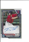 KYLE TEEL 2023 BOWMAN CHROME AUTOGRAPHED REFRACTOR 1ST,S/P CARD,408/499