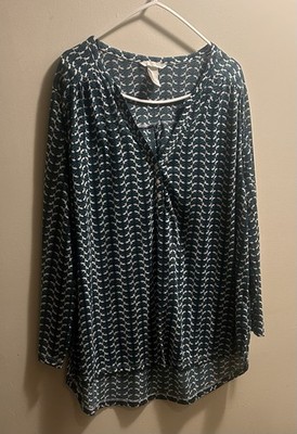 Hm Womens Top Size XL  Ladies Blouse Plus Size Shirt Extra Large Multicolor BBW