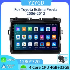 For Toyota Estima Previa 2006-2012 Stereo Car Radio Carplay Auto Multimedia GPS