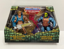 MOTU Masters of the Universe Classics LASER POWER HE-MAN & LASER LIGHT SKELETOR