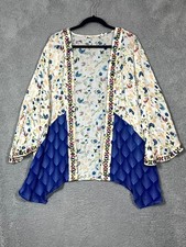 Soft Surroundings Kimono Top 3x Multicolor Fl...