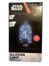 Star Wars R2-D2 Small 3D Illusion Lamp Battery Operated Collectible