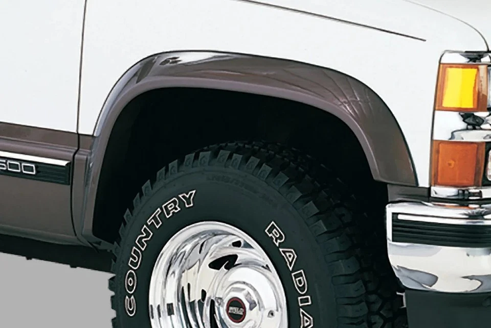 For Chevy Tahoe 95-99 Bushwacker Extend-A-Fender Matte Black Front Fender Flares Foto 3 de 4