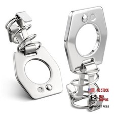 RV Water Heater Door Latch 2 Pcs Stainless Steel Cam Lock Replacement for
