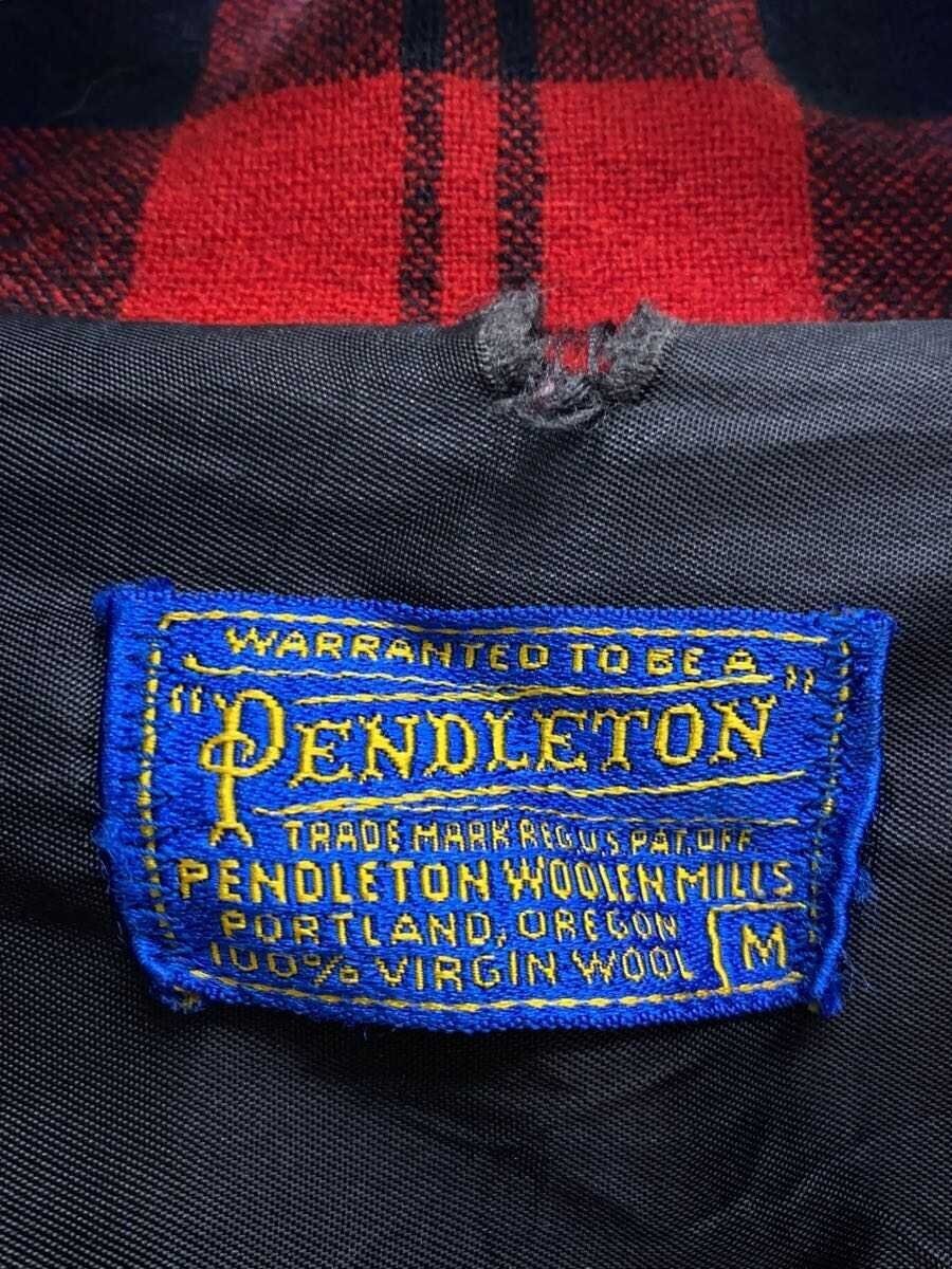 Pendleton Wool Check Jacket M Red Classic Pattern… - image 3