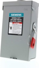 Siemens GNF322RA 60-Amp, 3-Pole, 240V General Duty Compact ANSI 61 Grey 