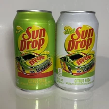 Lot Of 2 Dale Jr Edition Sun Drop/Diet Sun Drop 12oz Can- Unopened #8 Late Model