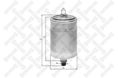 STELLOX Kraftstofffilter passend für Mercedes C-Klasse 190 W202 W201 W124 W123