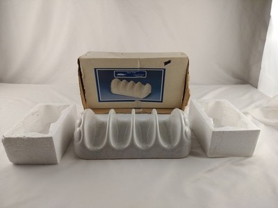 Vintage House Of Lloyd Taco Tray Ceramic White Holds 4 Tacos Decorative 10 inch